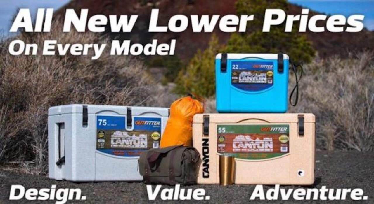 CANYON COOLERS® ANNOUNCES NEW LOWER PRICING  ACROSS ENTIRE LINE