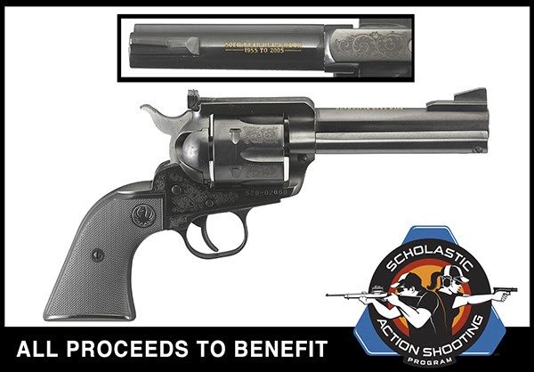 Ruger® Donates Engraved 50th Anniversary Blackhawk to benefit (SASP) Scholastic Action Shooting Program
