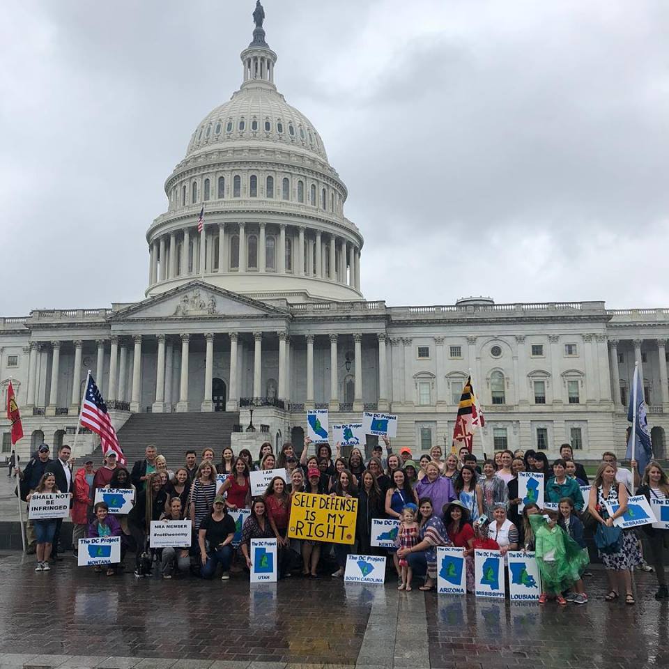 Women Gathered on Capitol Hill to Promote Gun Rights
