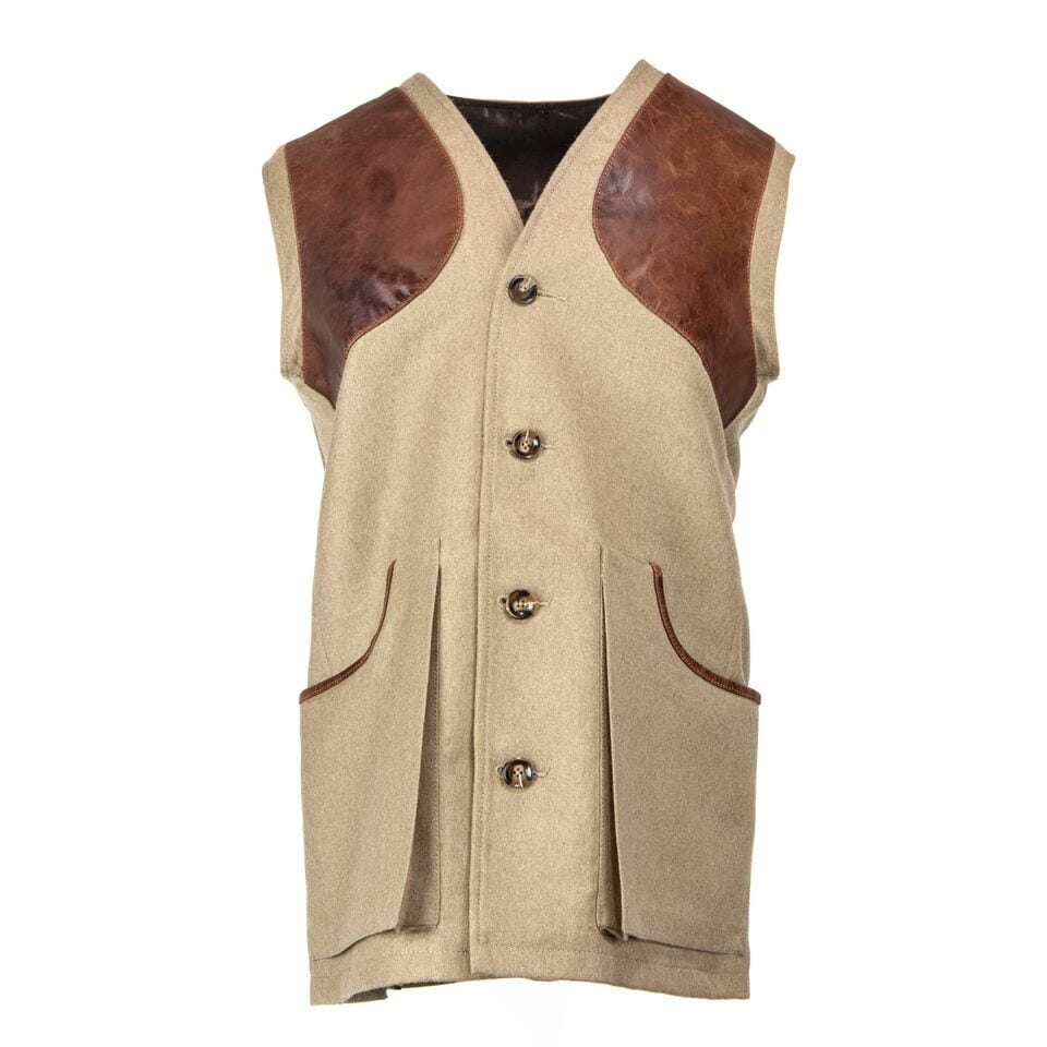 Look smart in the field or at the shooting ground with  Rigby’s new Shooting Vest