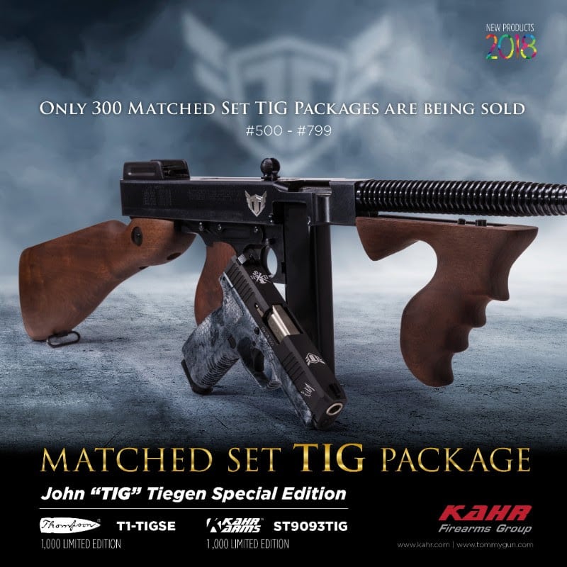Kahr Firearms Group Offers Limited Edition TIG Series Matched Sets