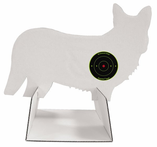 The New Freedom Targets™ Coyote Silhouette  From Birchwood Casey® Offers Quick and Easy Set Up