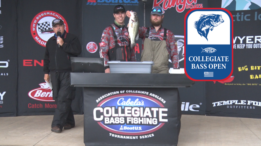 AFTCO Collegiate Bass Open Heads to Lake Dardanelle Next Week