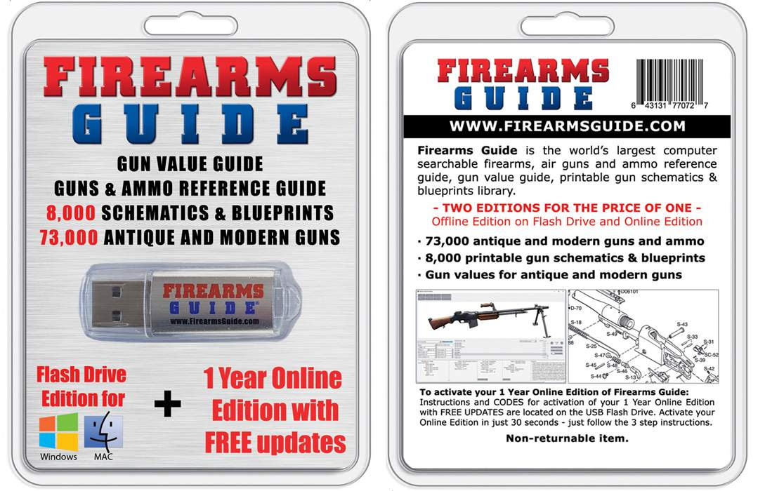 Firearms Guide 9th Edition with 8,000 Schematics & Blueprints just published!