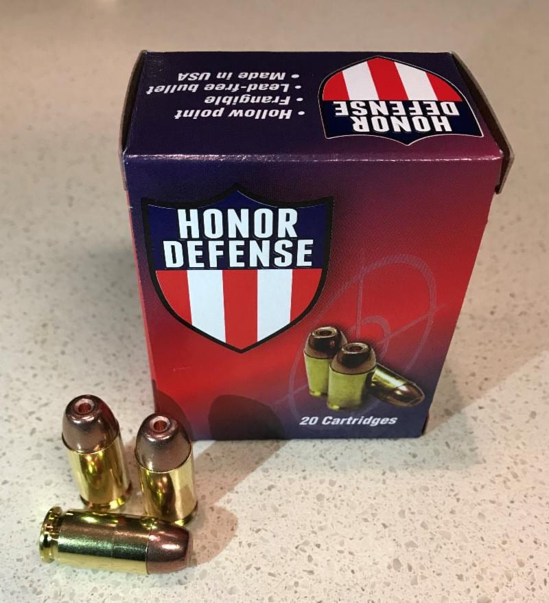 Honor Defense® announces new line of high performance, hollow-point, frangible ammunition for self-defense