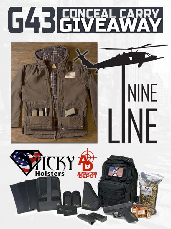 Now Through Oct. 21st Sign up for the Big G43 Conceal Carry Giveaway!