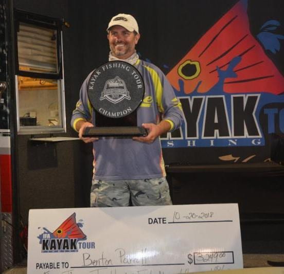 Parrott Wins IFA Kayak Fishing Tour Championship at Grand Isle, Louisiana