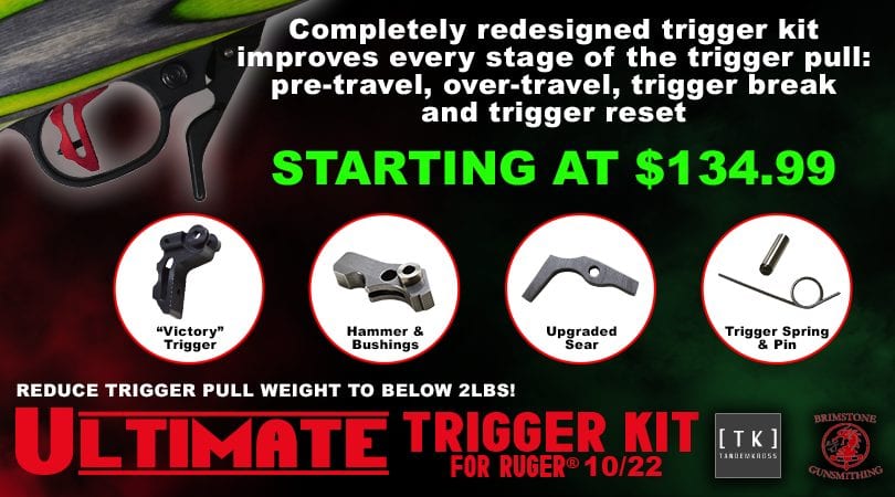 TANDEMKROSS Launches New “Ultimate” Trigger Kit for Ruger® 10/22 in Partnership with Brimstone Gunsmithing