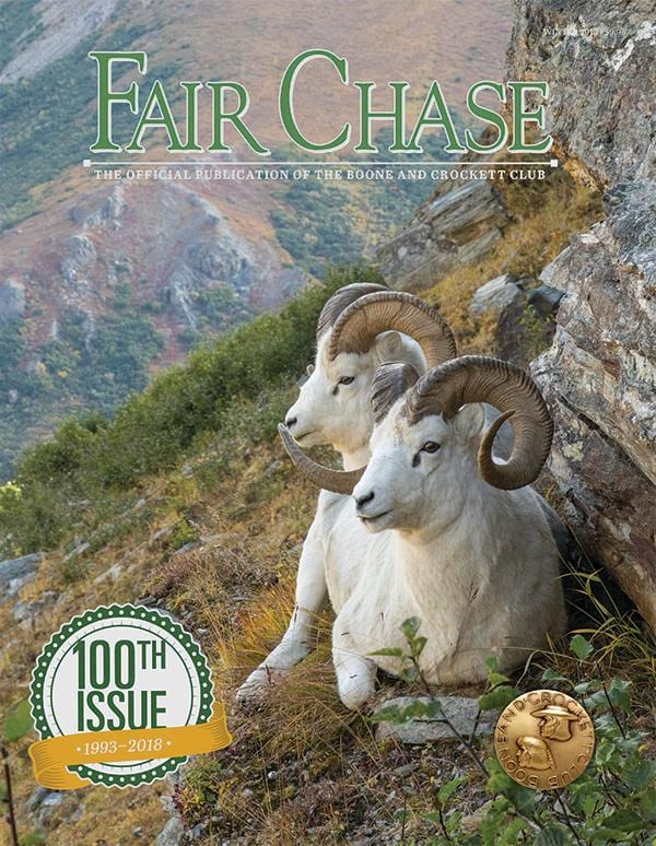 Boone and Crockett Club’s Fair Chase Magazine  Celebrates 100th Edition