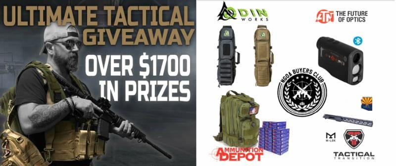 Win Over $1,700 in Prizes in the Ultimate Tactical Giveaway