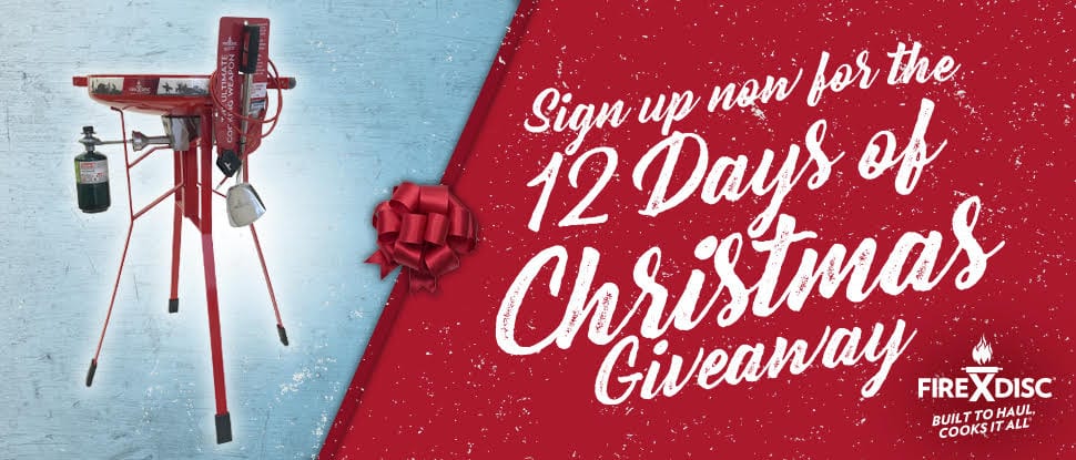 FireDisc® Cookers Celebrates the Season with  “12 Days of Christmas” Giveaway