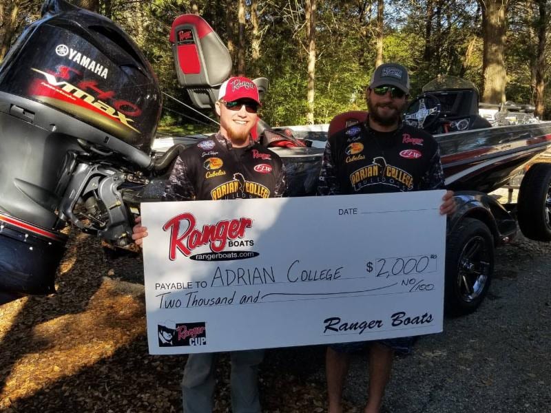 Adrian College Anglers Win Ranger Cup University Team of the Year Challenge