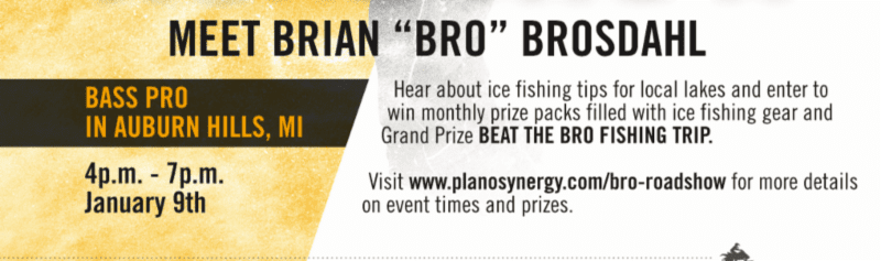 Frabill’s “Bro” Talks Ice Fishing in Auburn Hills, MI