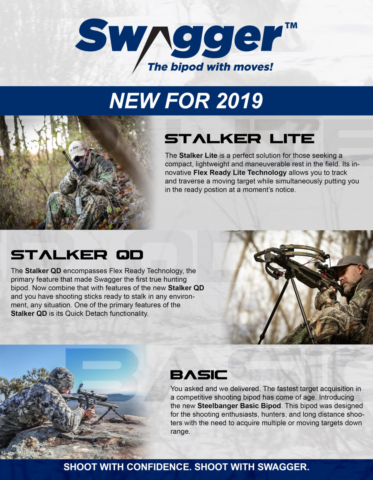SWAGGER BIPODS NEW FOR 2019