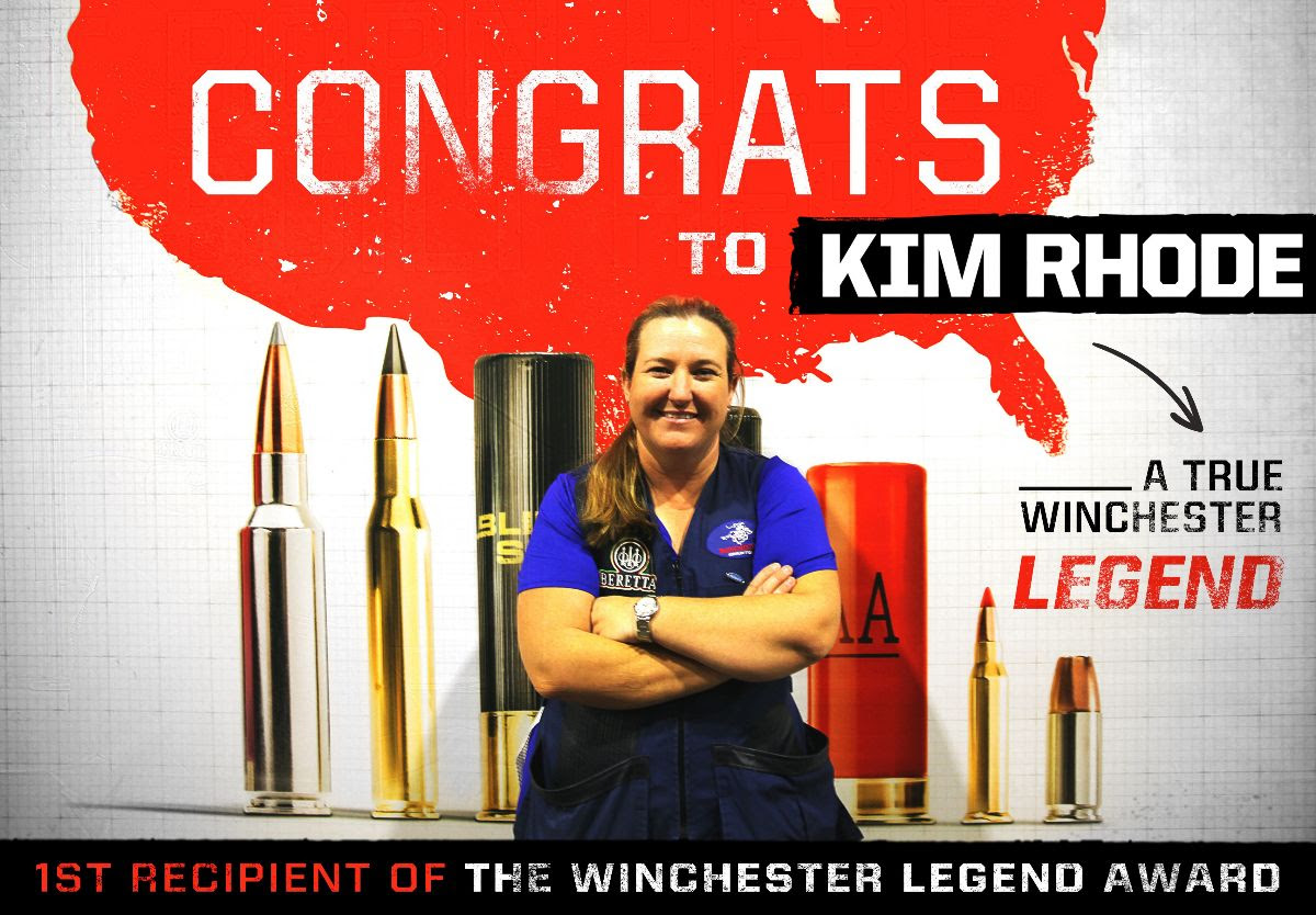 Kim Rhode Honored with ‘Winchester Legend Award’