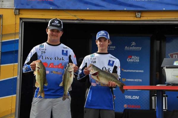 Badeaux and Jordan Win Mossy Oak Fishing Bassmaster High School Eastern Open