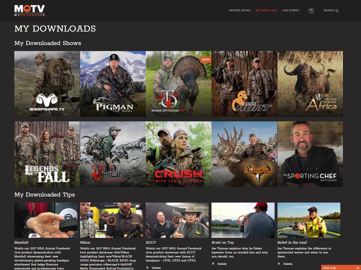 Outdoor Sportsman Group Subscription, Streaming Service “MyOutdoorTV” Launches on Prime Video Channels