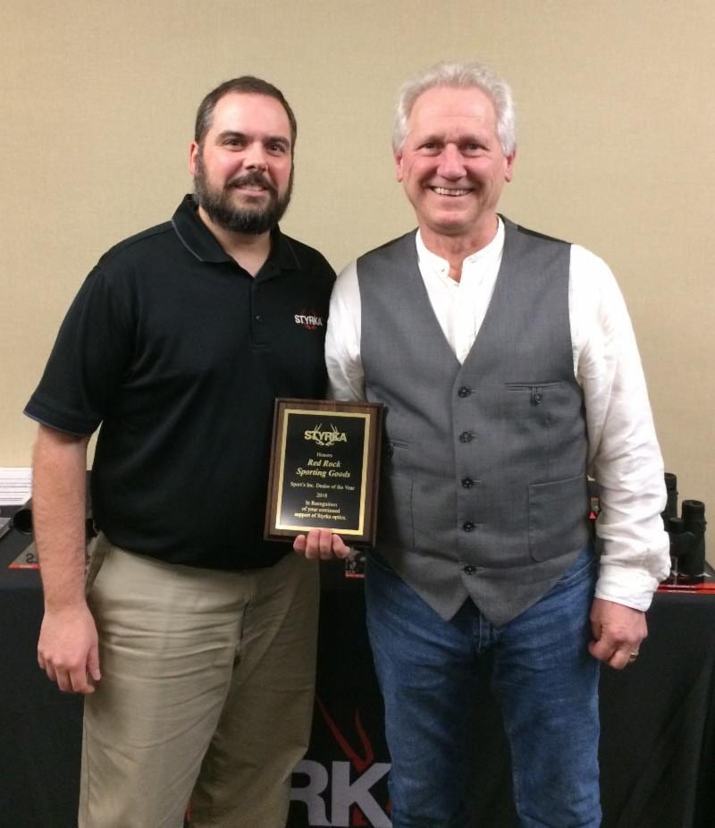 Red Rock Sporting Goods is Styrka’s “Sports, Inc. 2018 Dealer of the Year.”