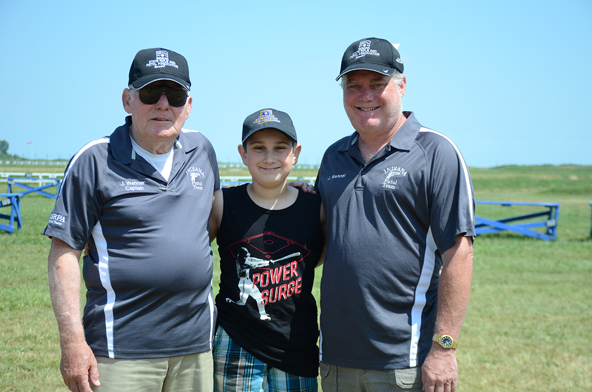 Young Marksman Competes for First Time During Three Generation Excursion