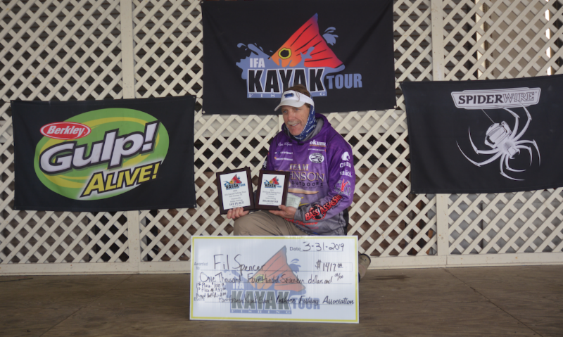 Spencer Wins IFA Kayak Fishing Tour Event at Port Aransas