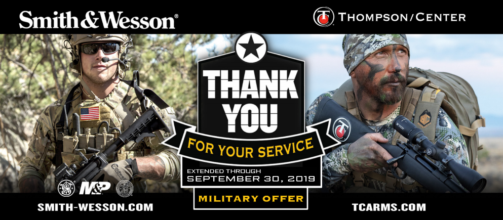 Smith & Wesson®, Thompson/Center Arms™ Extend Military Appreciation Program