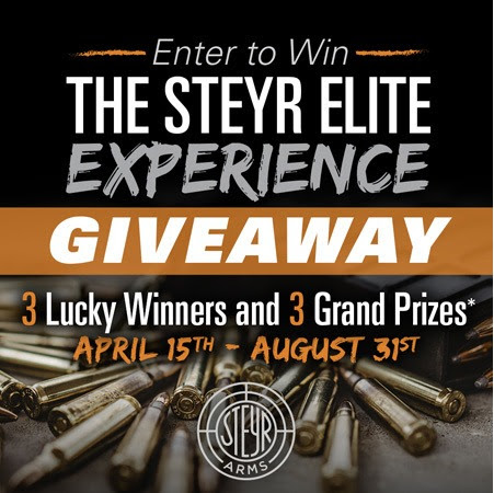 Only 90 Days Left to Enter the Steyr Elite Experience Giveaway