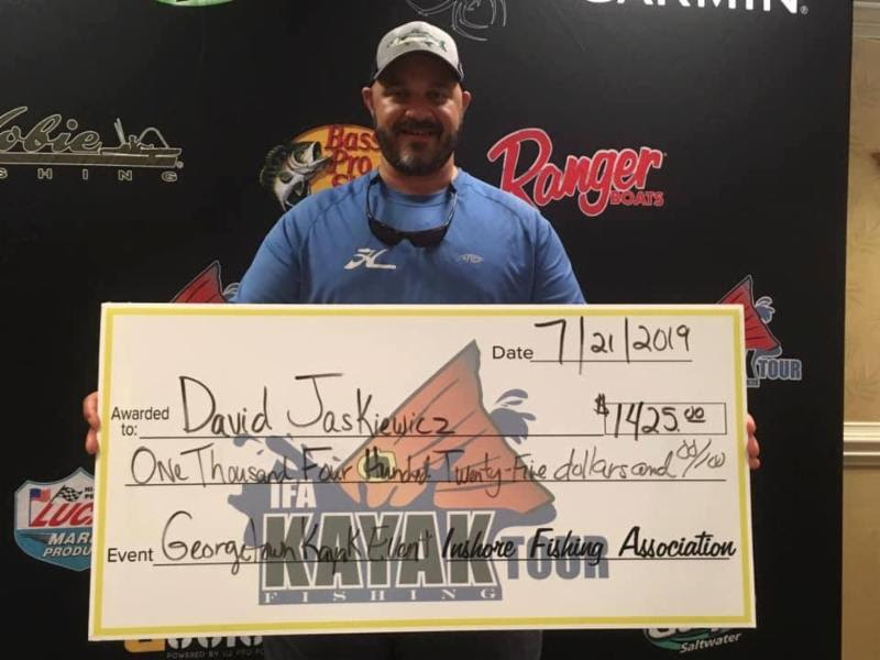 Jaskiewicz Wins IFA Kayak Fishing Tour Event at Georgetown, South Carolina