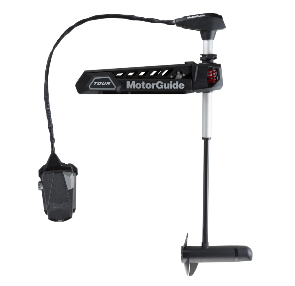 THE TOUR IS BACK!  MOTORGUIDE INTRODUCES THE ONLY TRUE CABLE STEER MOTOR WITH GPS ANCHOR