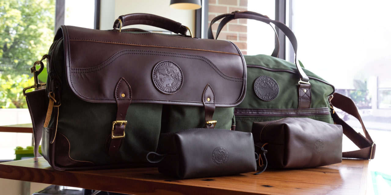 DULUTH PACK, THE OLDEST CANVAS AND LEATHER BAG AND PACK MANUFACTURER IN THE UNITED STATES, CREATES A COLLECTION FOR JET-SETTERS WITH THE INTRODUCTION OF THE ROAD WARRIOR LINE.