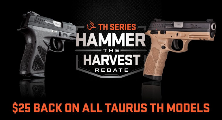 Taurus® Offers $25 Rebate on all TH Series Pistols