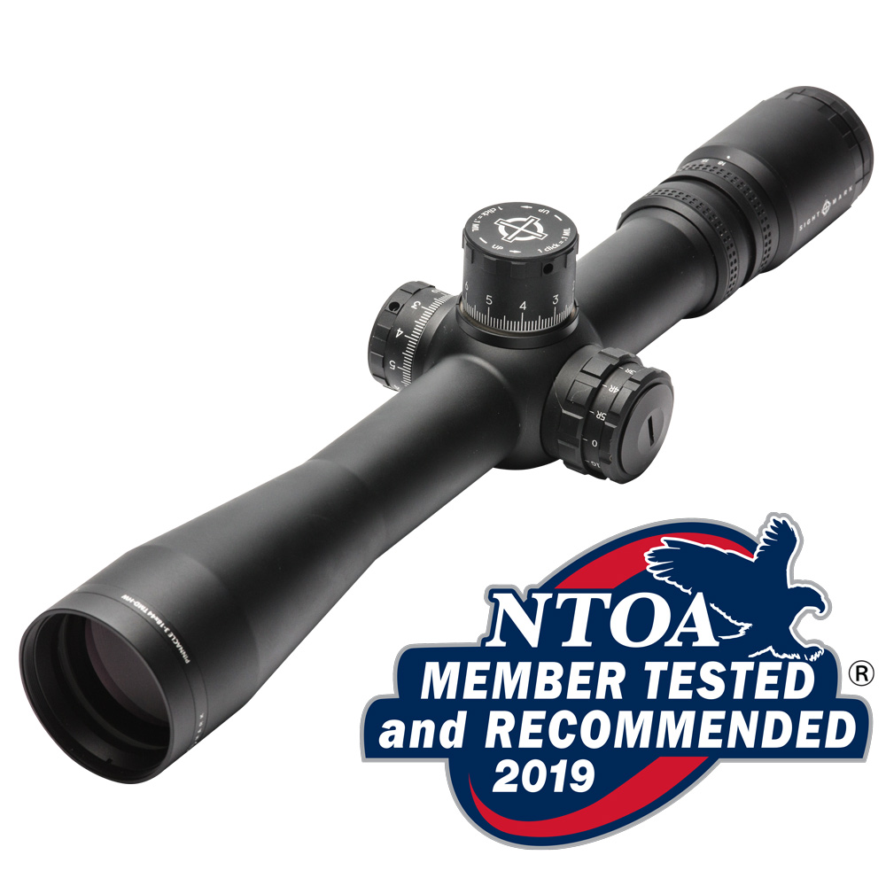 Sightmark Pinnacle 3-18×44 Awarded NTOA Tested and Recommended® Endorsement