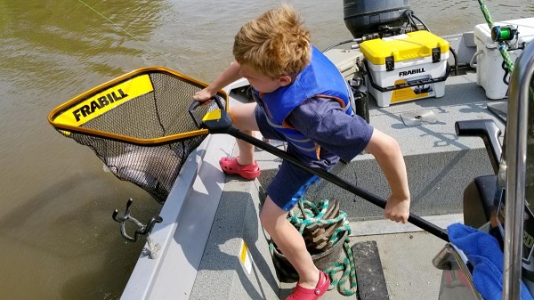Frabill Trophy Haul™ Makes Netting Fish Child’s Play