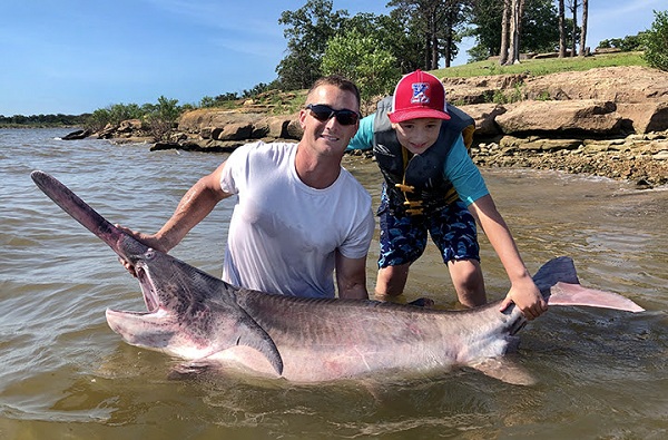 Kiefer Angler Busts State Record With 143-pound Paddlefish