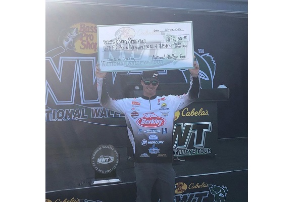 Ranger Boats Pro Korey Sprengel Takes First National Walleye Tour Event on Green Bay