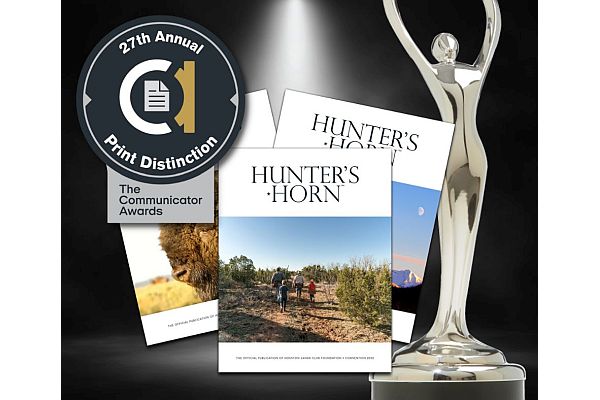 Houston Safari Club Foundation’s Hunter’s Horn® Magazine Receives 2021 Communicator Award