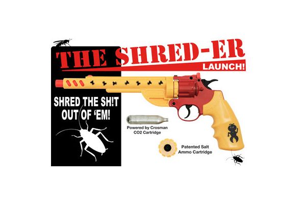 Inventor and CEO Lorenzo Maggiore announces the launch of a new, patented large game, insect eradication device, the BUG-A-SALT SHRED-ER
