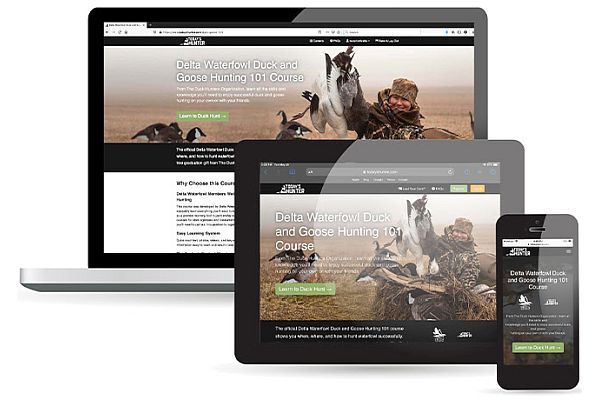 Delta Waterfowl Launches Innovative Online Duck and Goose Hunting Course