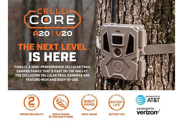 2021 Bushnell® CelluCORE 20 and CORE S-4K Trail Cameras Now Shipping