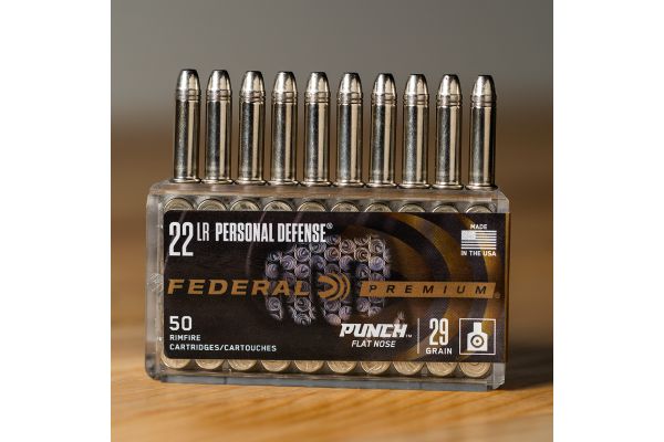 Federal Premium Personal Defense Punch 22 LR Wins the Best Ammunition Caliber Award for 2021 by NASGW-POMA