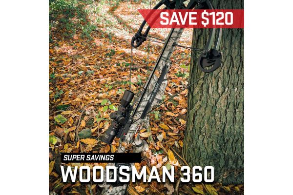 Save $120 on American-Made Wicked Ridge Woodsman 360™for a Limited Time.