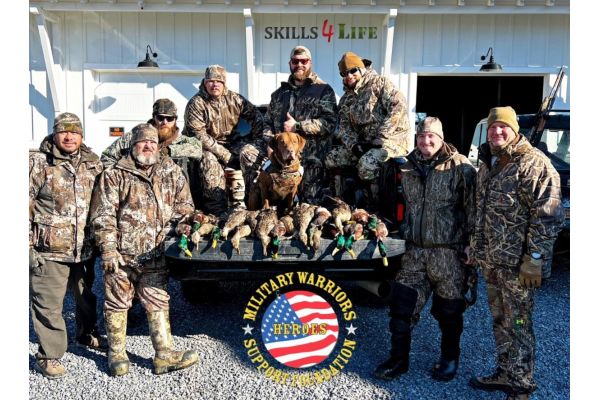 MWSF and the Patriot Point Host a Duck Hunt for Combat-Wounded Heroes