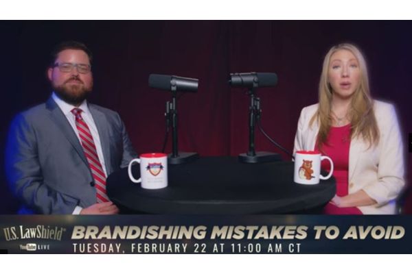 U.S. LAWSHIELD® PRESENTS IAL BRANDISHING MISTAKES TO AVOID WATCH LIVE ON YOUTUBE