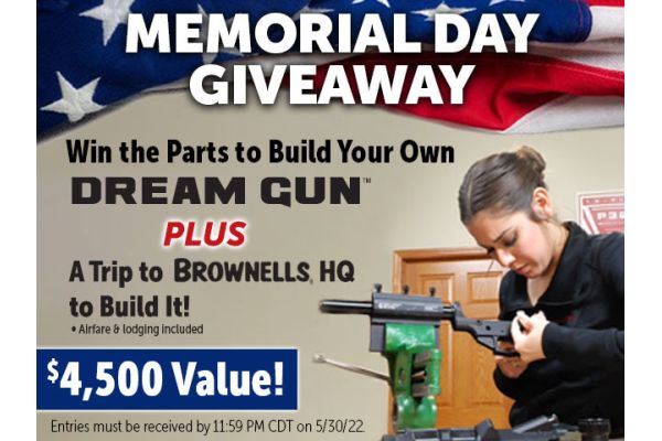 Brownells Giveaway Includes Dream Build AR-15 & Trip to HQ