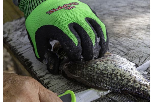Mr. Crappie Slab-Slanger Gloves are Your Newest Fish Cleaning Ally