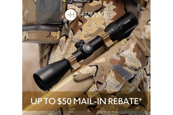 TIME IS RUNNING OUT ON HAWKE® OPTICS’RIFLESCOPE REBATE PROMOTION