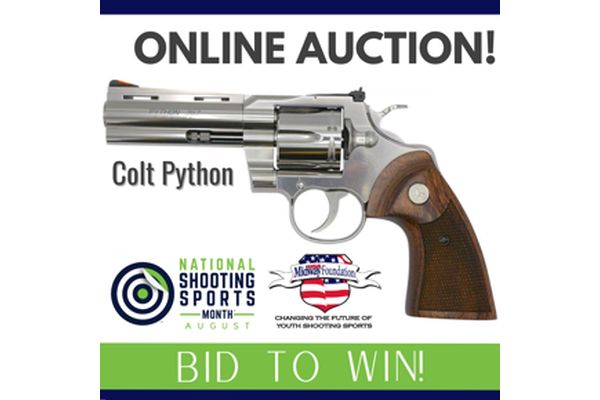 MidwayUSA Foundation Auctions off a Colt Python in Celebration of National Shooting Sports Month!
